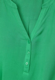 Cecil - Grön kortärmad blus