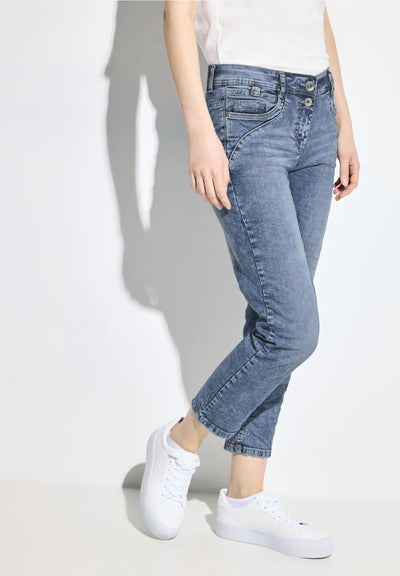 Cecil - Scarlett ljusblå korta jeans