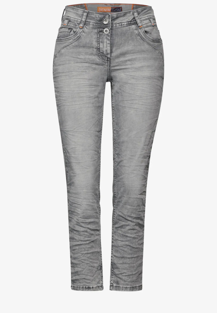 Cecil - Scarlett grå korta jeans
