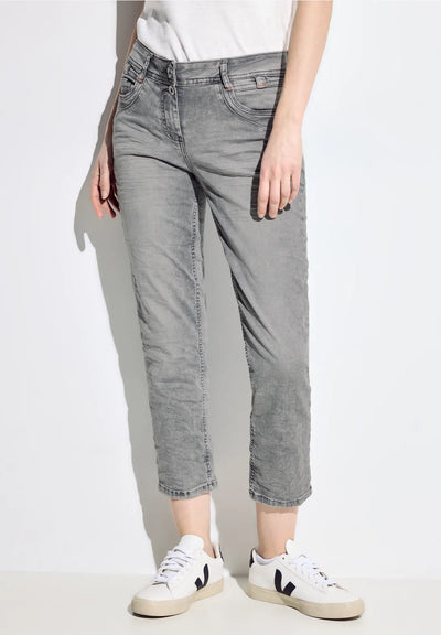 Cecil - Scarlett grå korta jeans
