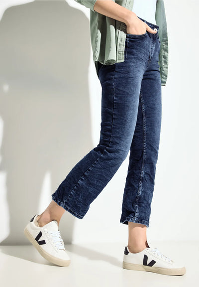 Cecil - Toronto mellanblå bootcut jeans