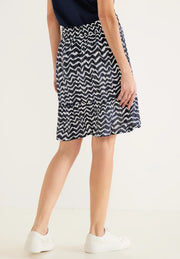Street One - Paperbag kjol med fickor