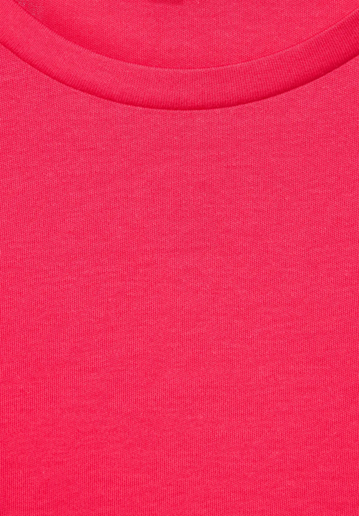 Street One - Rosa rundhalsad t-shirt