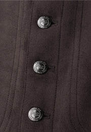 Street One - Brun kjol i mocka-look