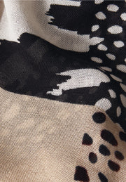 Street One - Brun beige fyrkantssjal Livaeco™