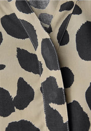 Street One - Beige leopardmönstrad klänning
