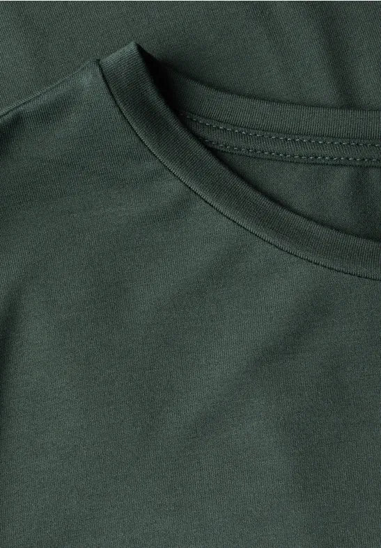 Street One - Lång grön t-shirt klänning
