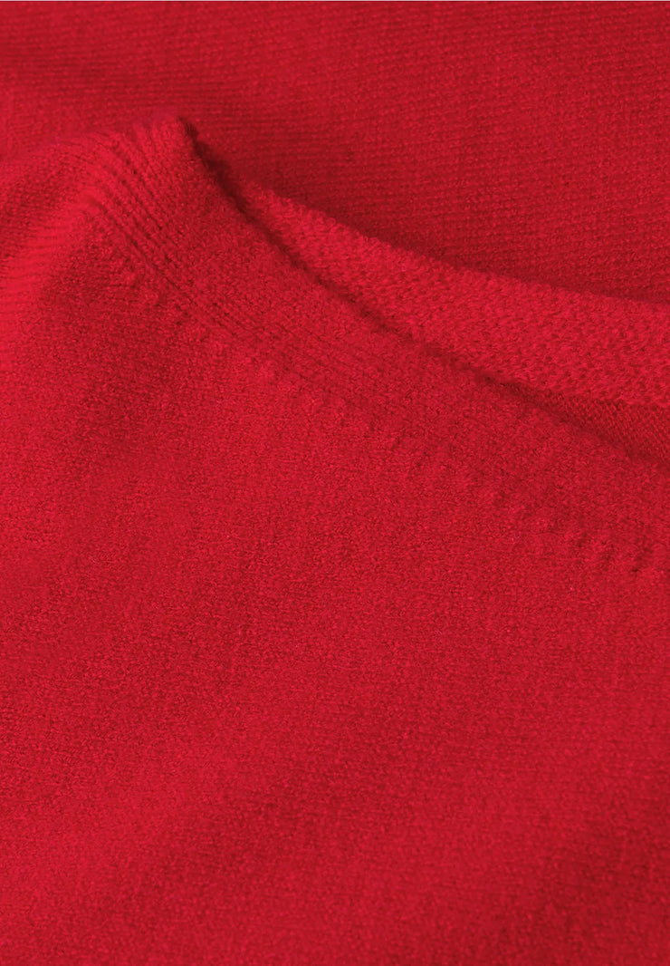 Street One - Röd tröja med pingvinärm