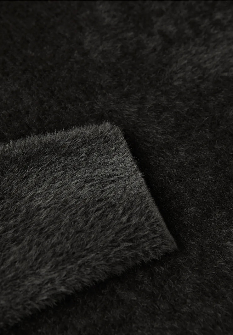 Street One - Mörkbrun fjädergarnströja