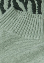 Street One - Colorblock jacquard sweater