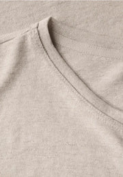 Street One - Beige t-shirt med texttryck