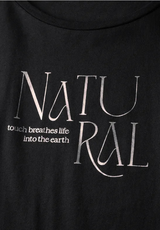 Street One - Svart T-shirt NATURAL