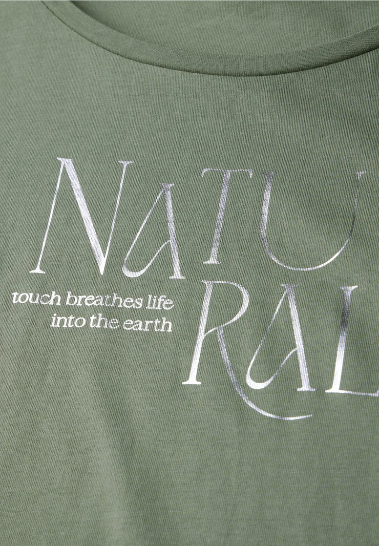 Street One - Grön T-shirt NATURAL