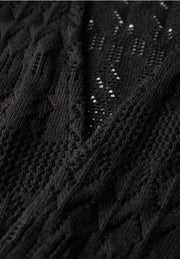 Street One - Svart stickad bolero