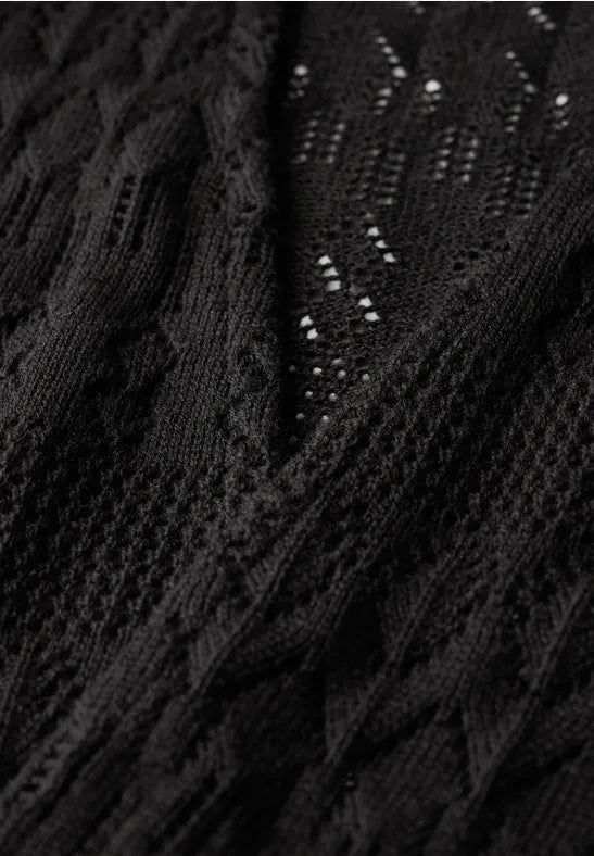 Street One - Svart stickad bolero
