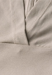 Street One - Beige t-shirt med huva