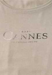 Street One - Beige T-shirt Club Cannes