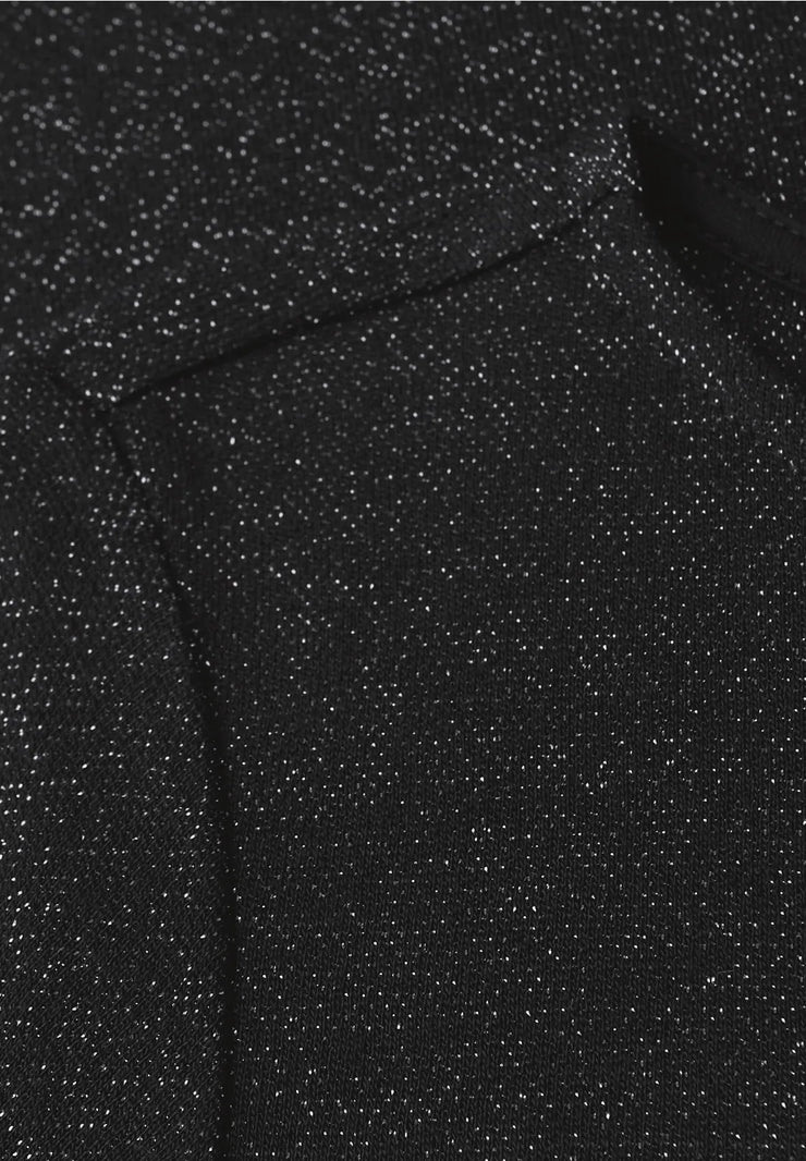 Street One - Svart glittrig topp