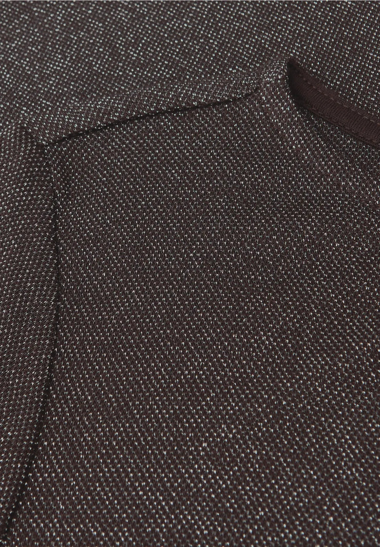 Street One - Brun glittrig topp