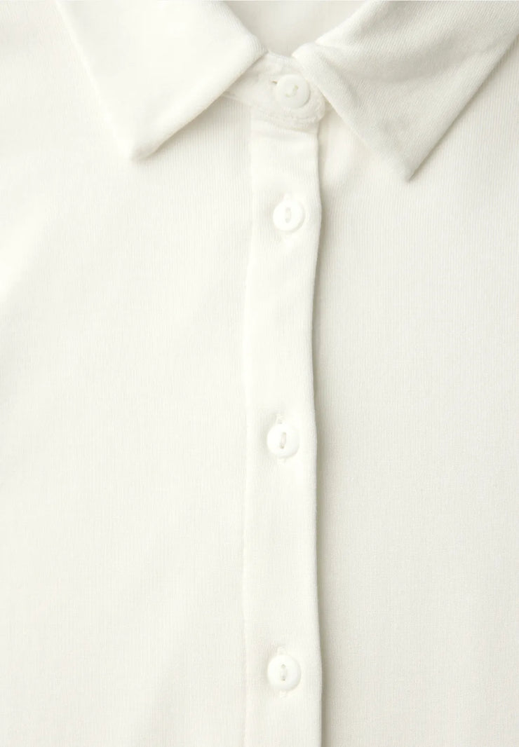 Street One - Off white blus i trikå