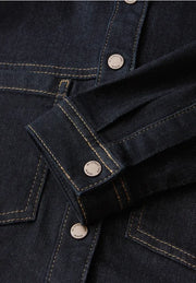 Street One - Mörkblå kort jeansskjorta