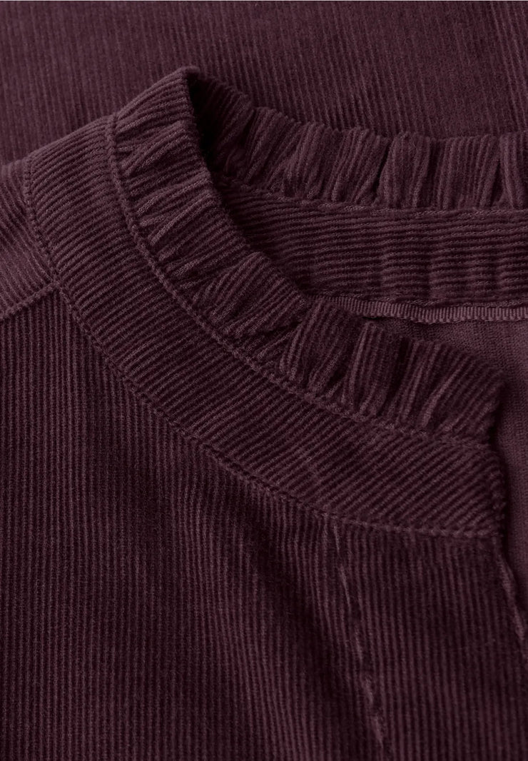 Street One - Vinröd manchesterblus