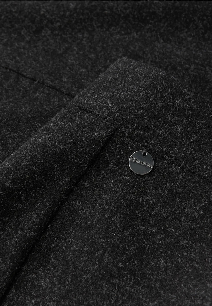 Street One - Maja grå kjol i ylle-look