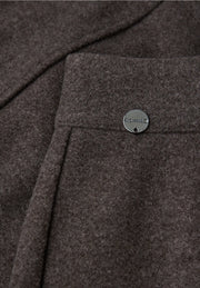 Street One - Maja brun kjol i ylle-look