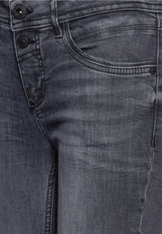 Street One - York grå jeans mediumhög midja