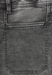 Street One - Grå vida jeans med påsydda fickor