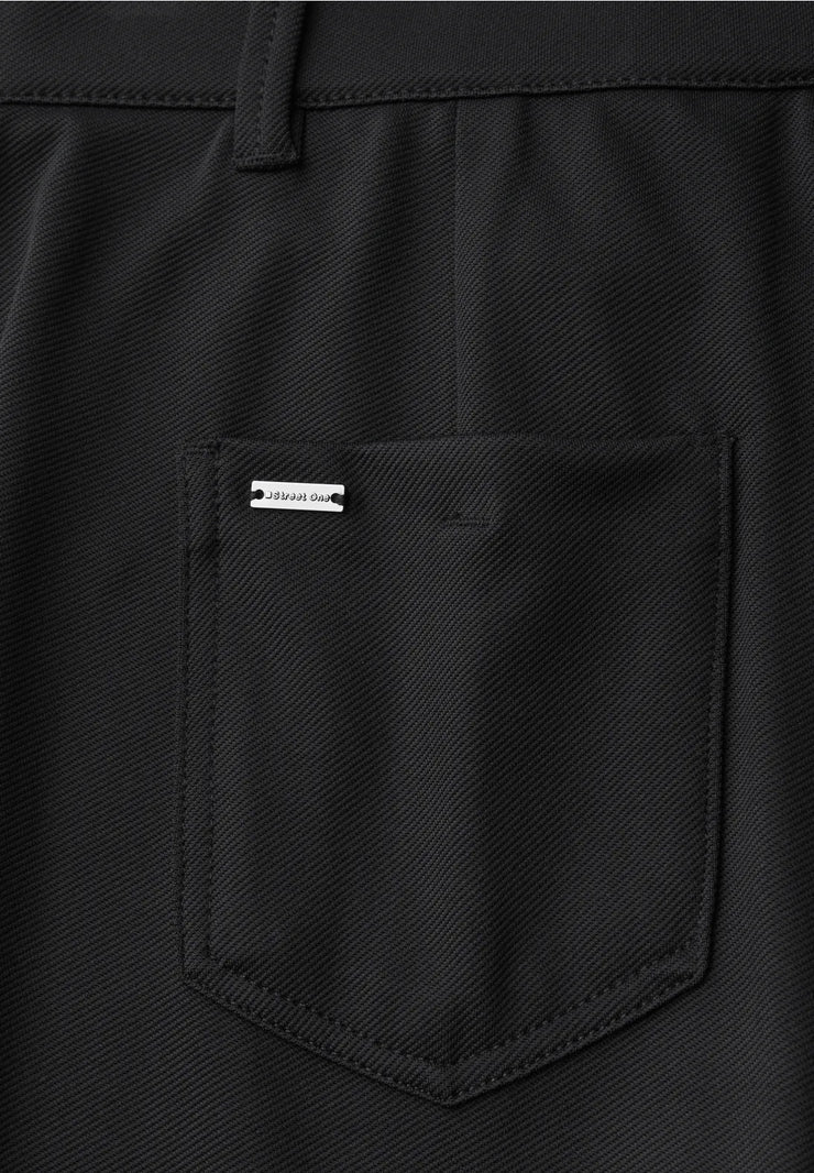 Street One - York svart byxa med bootcut