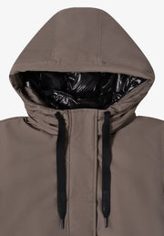 Cecil - Brun vadderad parkas
