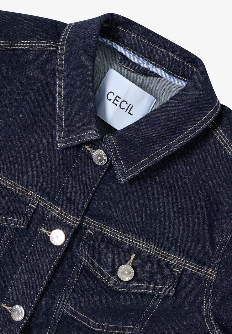 Cecil - Mörkblå jeansjacka