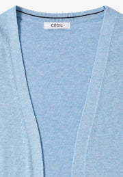 Cecil - Ljusblå kofta i bomull viskos