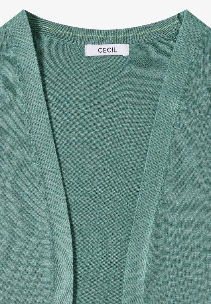 Cecil - Grön kofta i bomull viskos