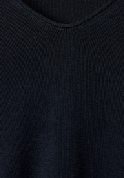 Cecil - Mörkblå v-ringad tröja