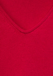 Cecil - Röd v-ringad tröja