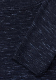 Cecil - Mörkblå ribbstickad tröja
