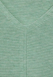 Cecil -Grön V-ringad pullover