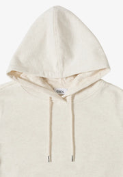 Cecil - Beige sweatshirt med huva