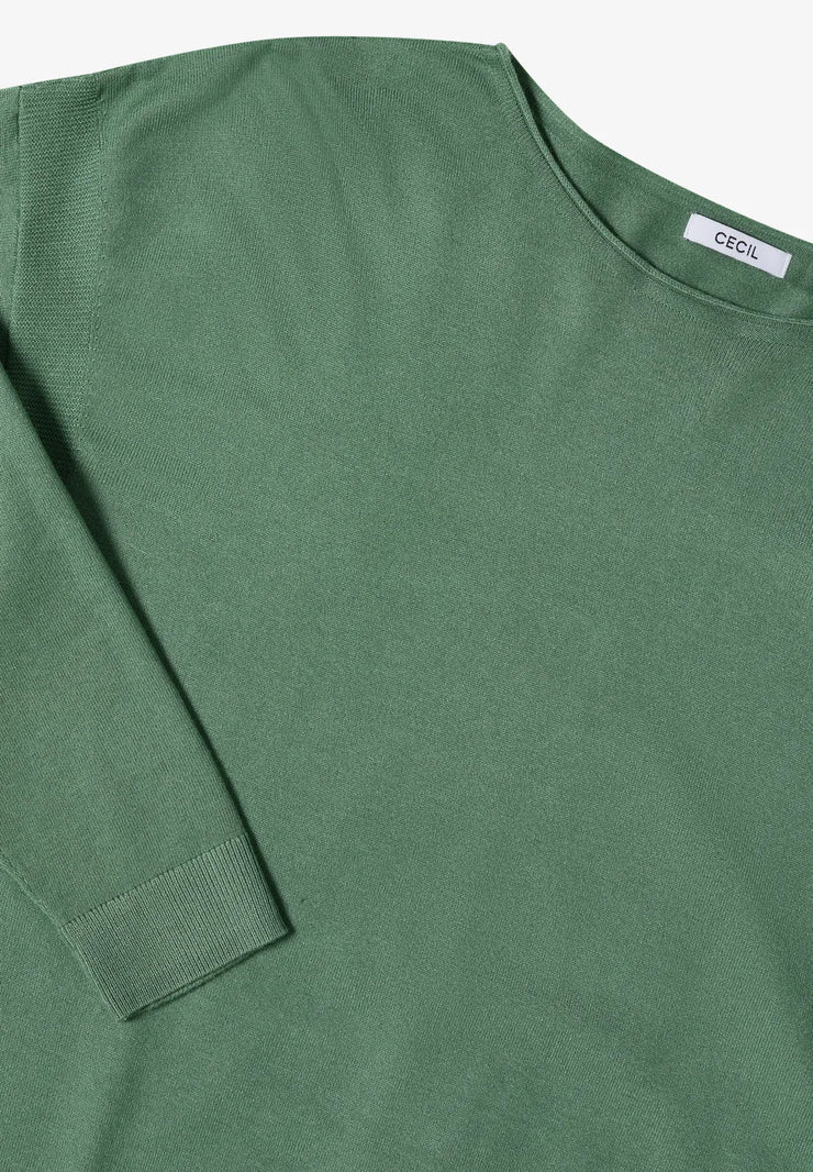 Cecil - Grön stickad tröja