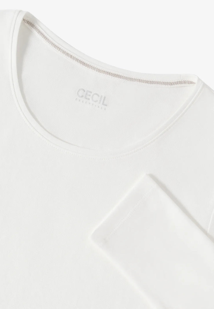 Cecil - Pia långärmad topp eko bomull