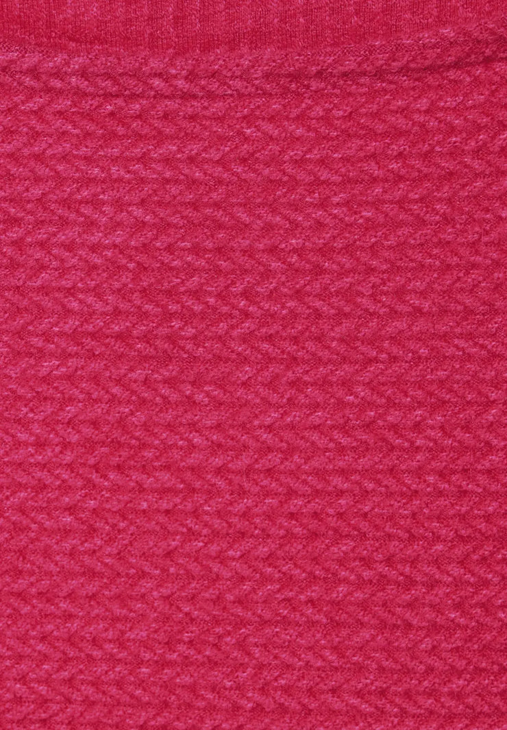 Cecil - Korallröd tröja med dragsko