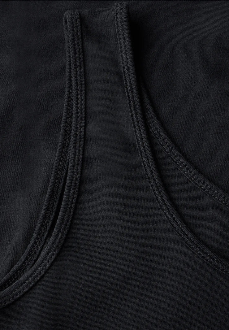 Cecil - Linda svart linne eko bomull