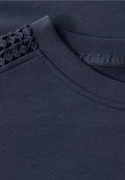 Cecil - Mörkblå t-shirt silk touch