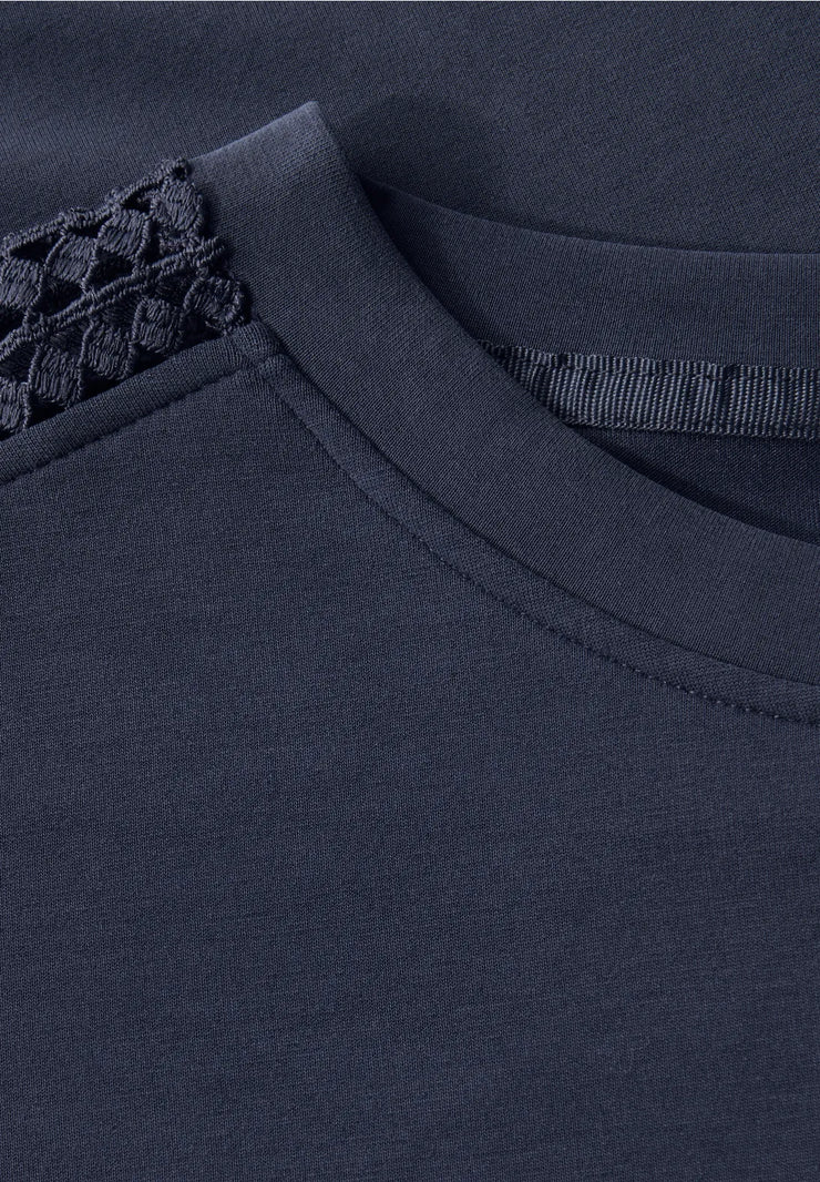 Cecil - Mörkblå t-shirt silk touch
