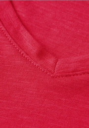 Cecil - Röd t-shirt eko bomull