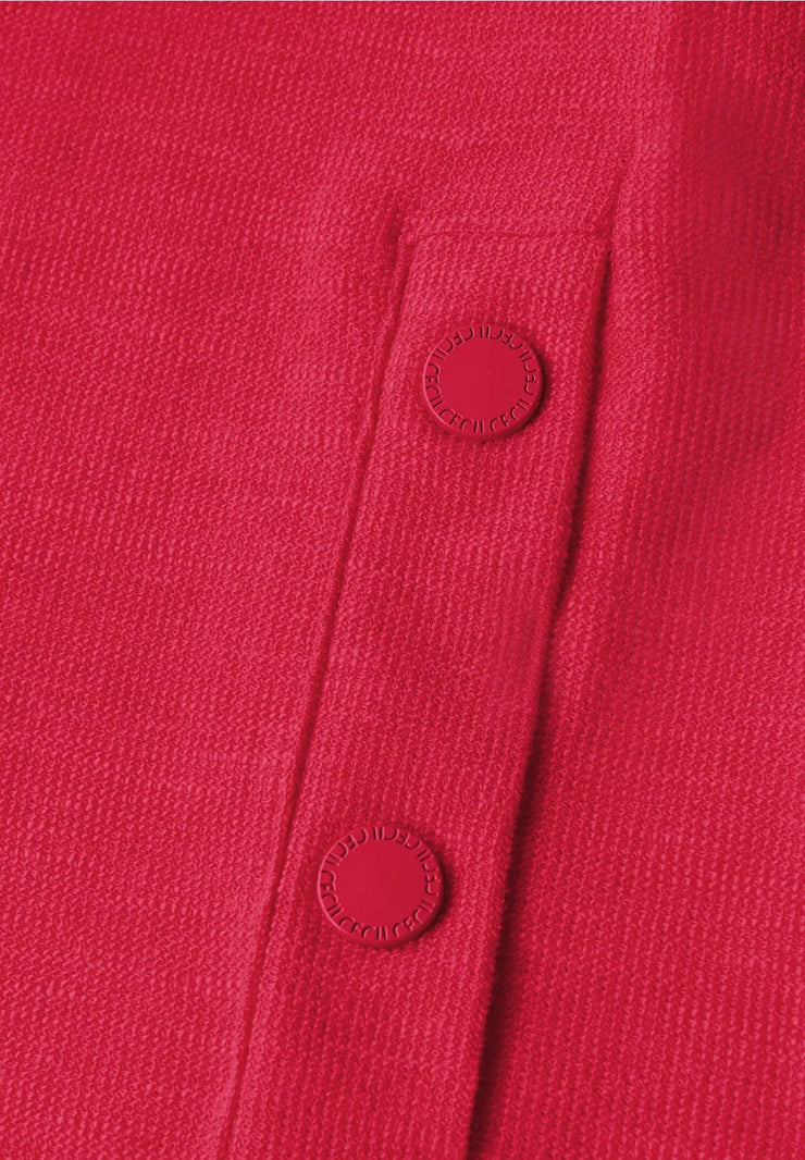 Cecil - Bouclé t-shirt med knappar