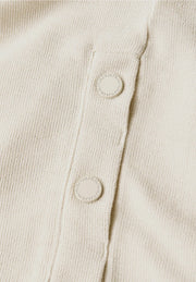 Cecil - Bouclé t-shirt med knappar