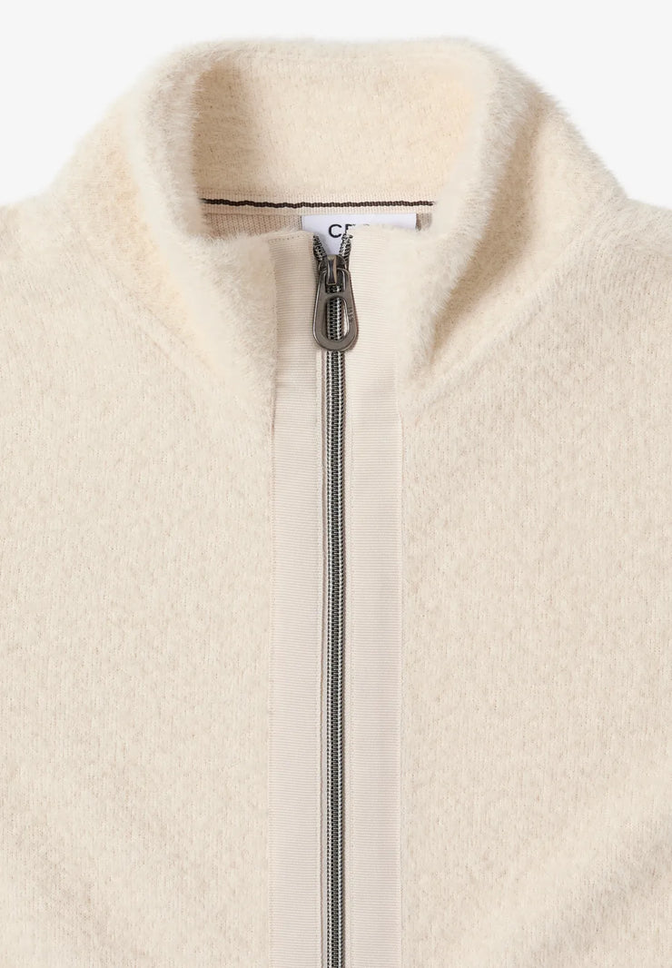 Cecil - Crèmevit fjädergarnsjacka